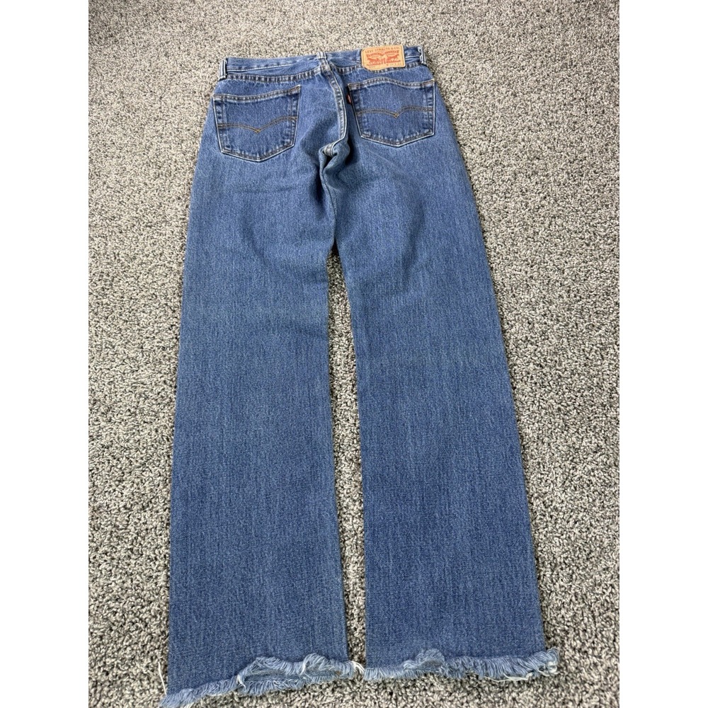 Levi's 505 Regular Fit Straight Jeans Men's Size 29X30 Blue - Picture 2 of 11